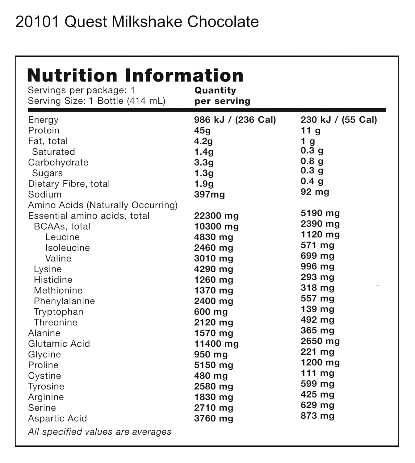 Quest Nutrition Chocolate Protein Shake, 45g Protein, 2g Sugar, 4g Net Carbs, Ready to Drink, Gluten Free, 12 Count | 45g Complete Protein, Ready to Drink, 4g Net Carbs, Gluten Free, Ultrafiltered Nonfat Milk, High Protein, 14 Fl Oz Bottles