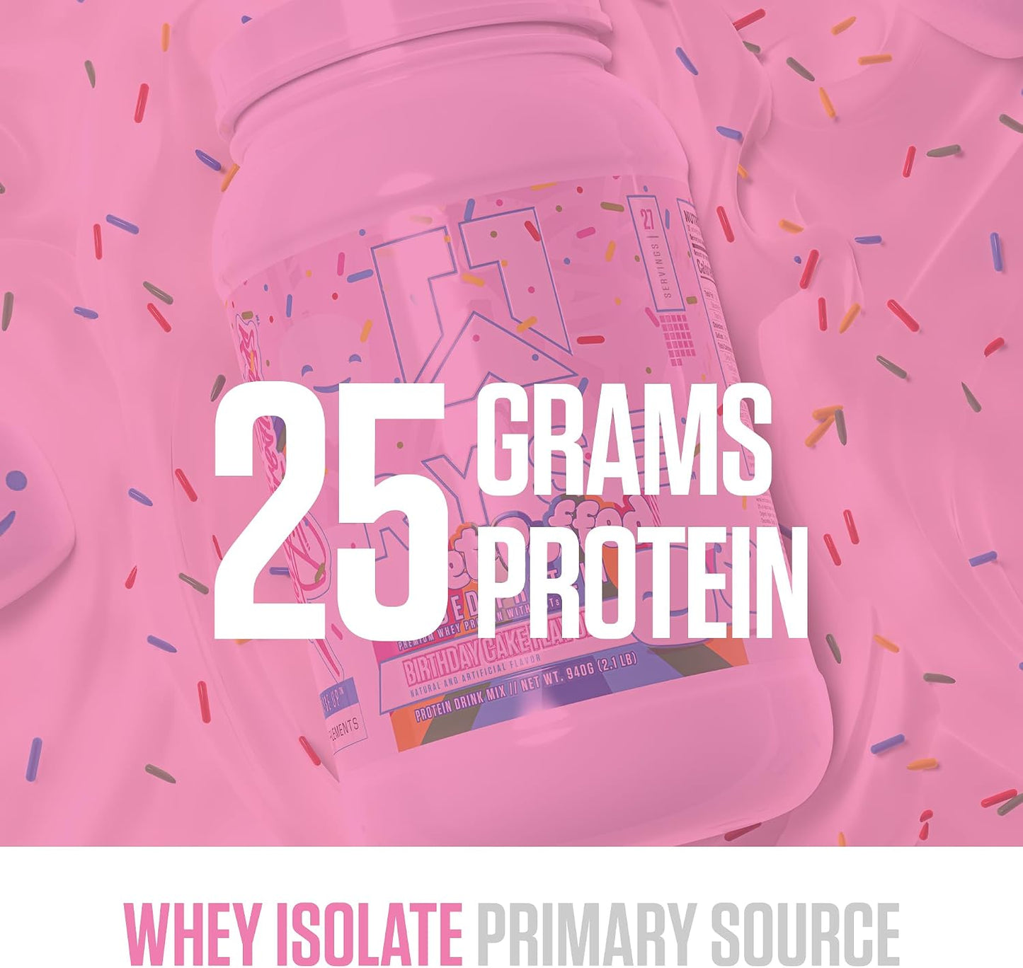 RYSE Loaded Protein Powder - Cinnamon Toast - 25g Whey Protein Isolate & Concentrate with Prebiotic Fiber & MCTs - Low Carb, Low Sugar, Digestive-Friendly - 20 Servings / 1.5 lb Tub