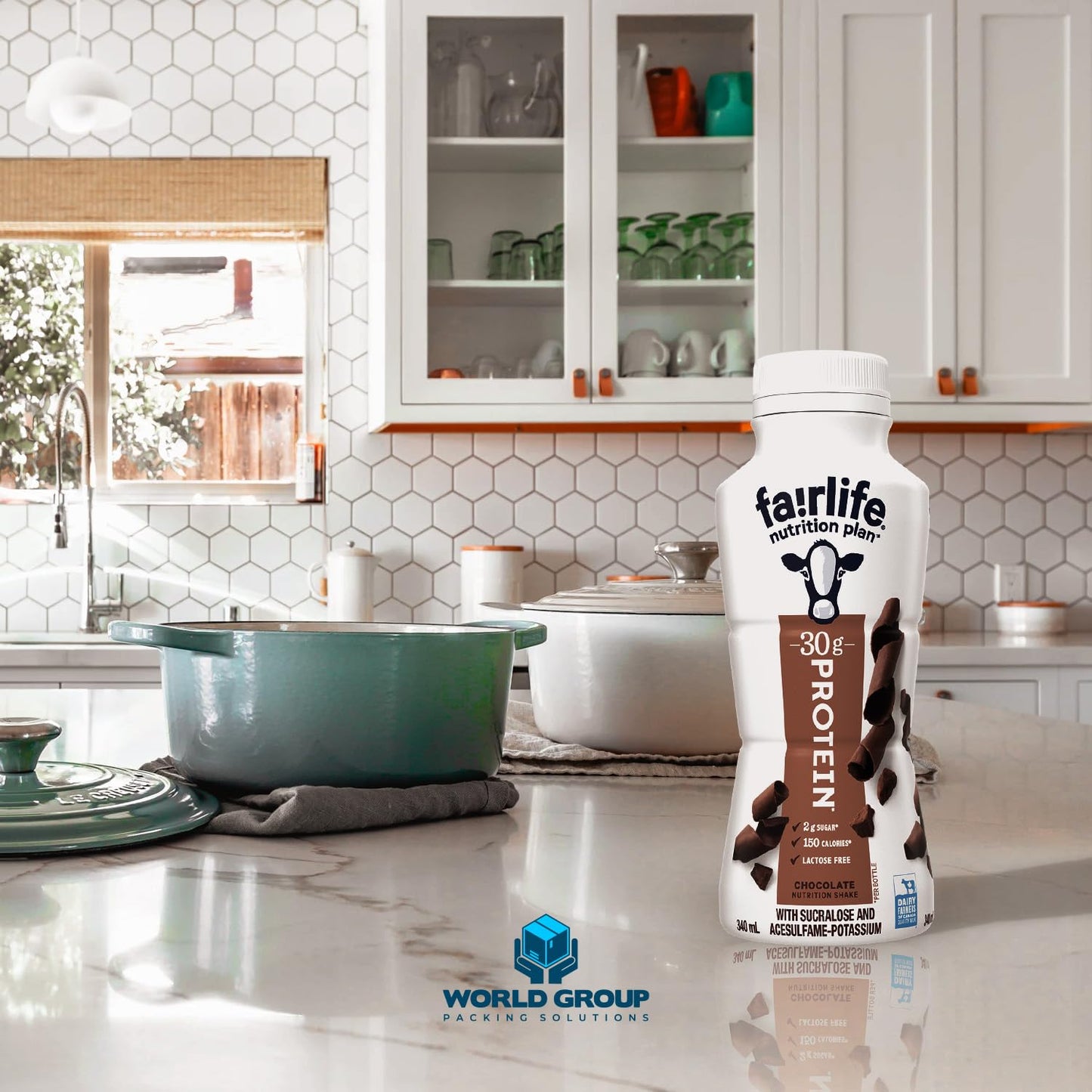 Fairlife Nutrition Plan High Protein Chocolate Shake, World Group Packing Solutions, 11.5 Fl Oz (Pack of 12)