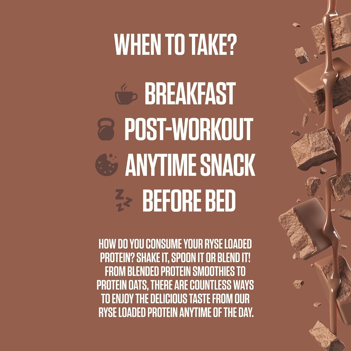 RYSE Loaded Protein Powder - Cinnamon Toast - 25g Whey Protein Isolate & Concentrate with Prebiotic Fiber & MCTs - Low Carb, Low Sugar, Digestive-Friendly - 20 Servings / 1.5 lb Tub