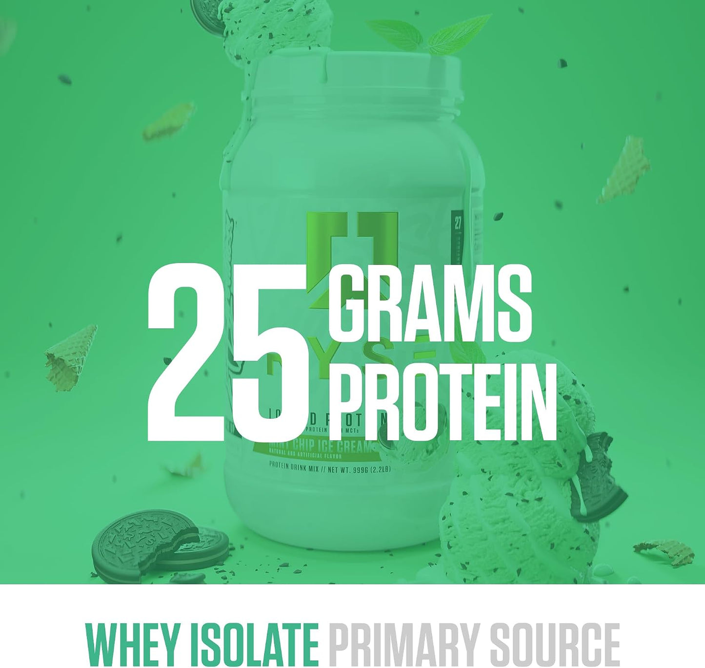 RYSE Loaded Protein Powder - Cinnamon Toast - 25g Whey Protein Isolate & Concentrate with Prebiotic Fiber & MCTs - Low Carb, Low Sugar, Digestive-Friendly - 20 Servings / 1.5 lb Tub