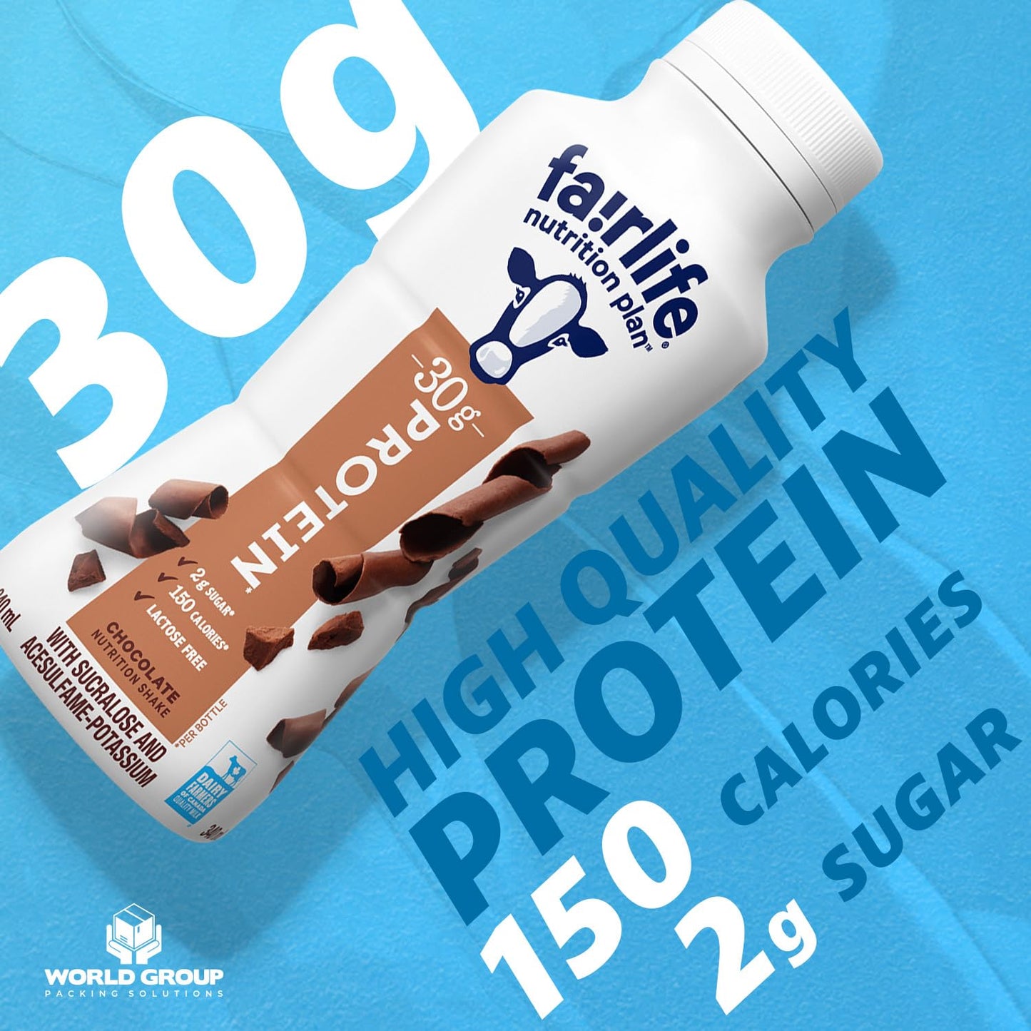 Fairlife Nutrition Plan High Protein Chocolate Shake, World Group Packing Solutions, 11.5 Fl Oz (Pack of 12)