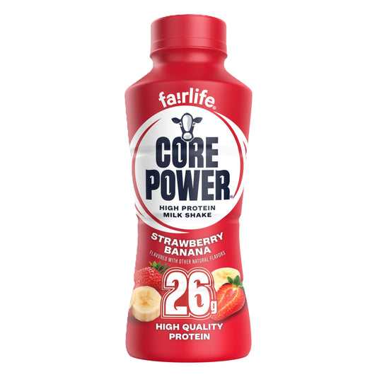 Core Power Protein Shake, Vanilla, 26g Bottle, 14oz, 12 Pack