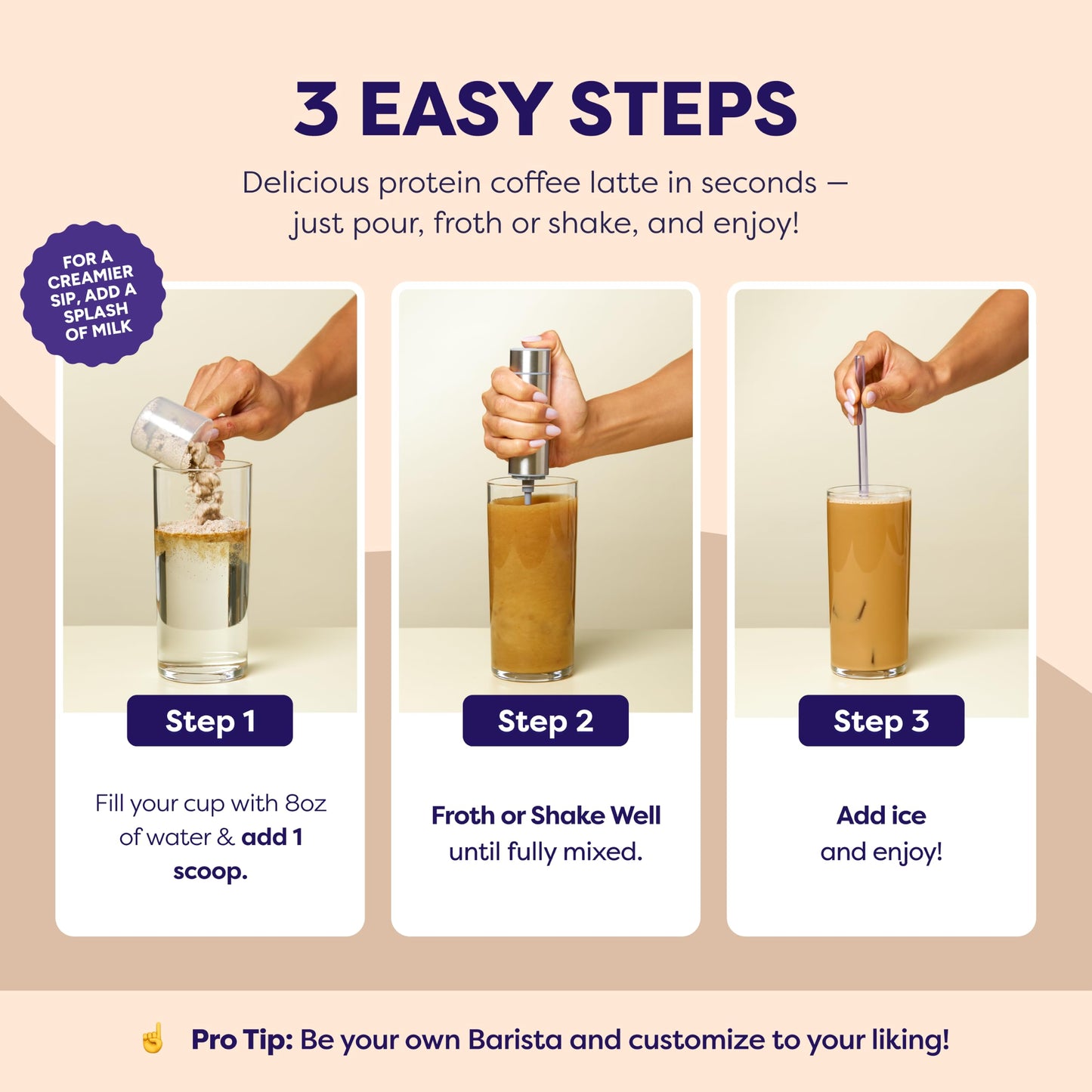 Javvy Protein Iced Coffee - Premium Whey Protein & Iced Coffees, 100% Natural Cold Brew, Zero Artificial Flavors & Sweeteners, 80mg Caffeine, No Added Sugar, 20 Servings, Caramel, 1 Pack
