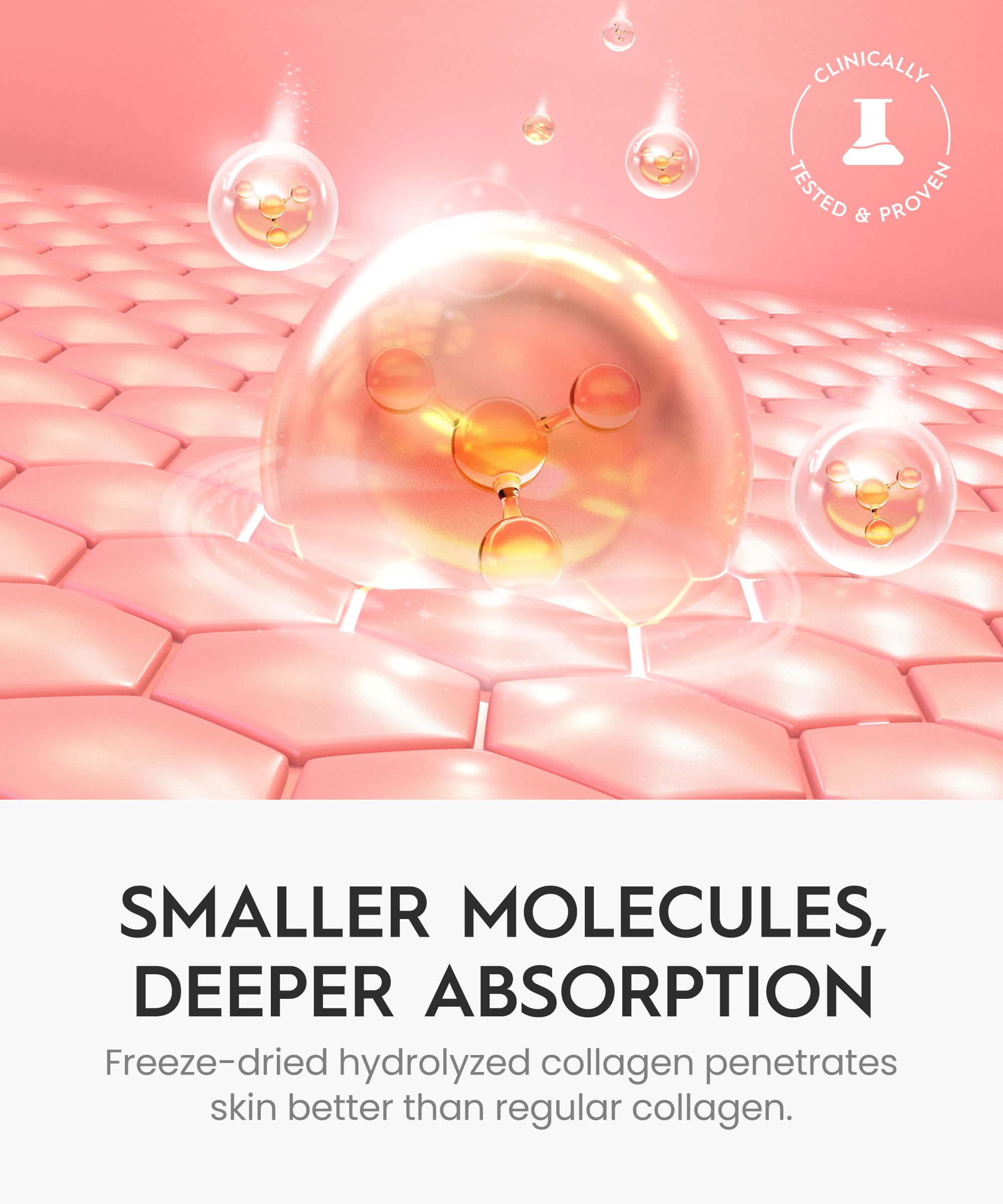 REVO Collagen Jelly – Korean Anti-Aging Plumping Formula with Hydrolyzed Collagen, Niacinamide, Hyaluronic Acid & Vitamin C – Skincare for Glass Glow Skin, Wrinkle Repair & Even Tone (3.52 Fl Oz)