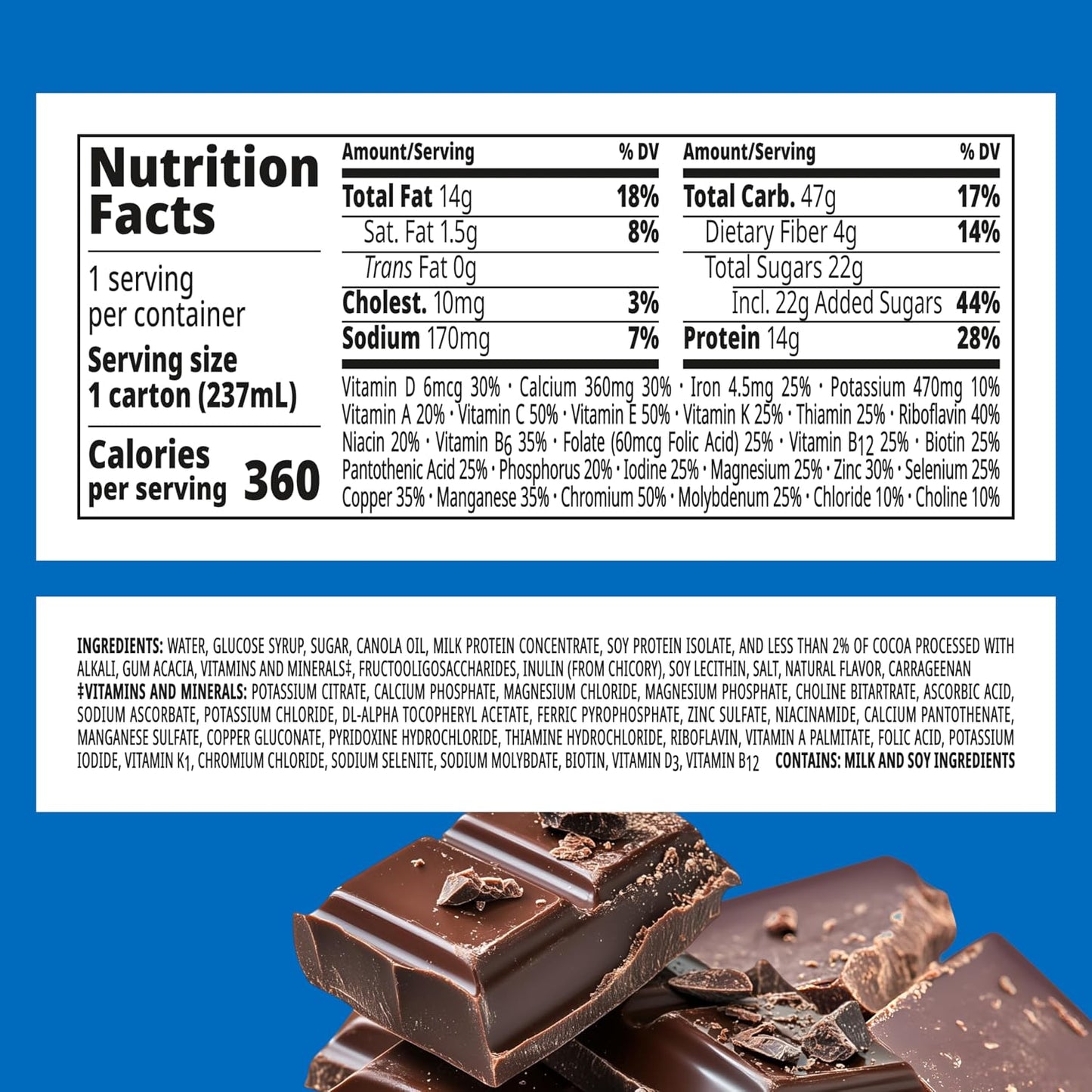 BOOST Plus Nutritional Drink, Rich Chocolate, 8 fl oz (Pack of 24) | Balanced, 8 FL OZ