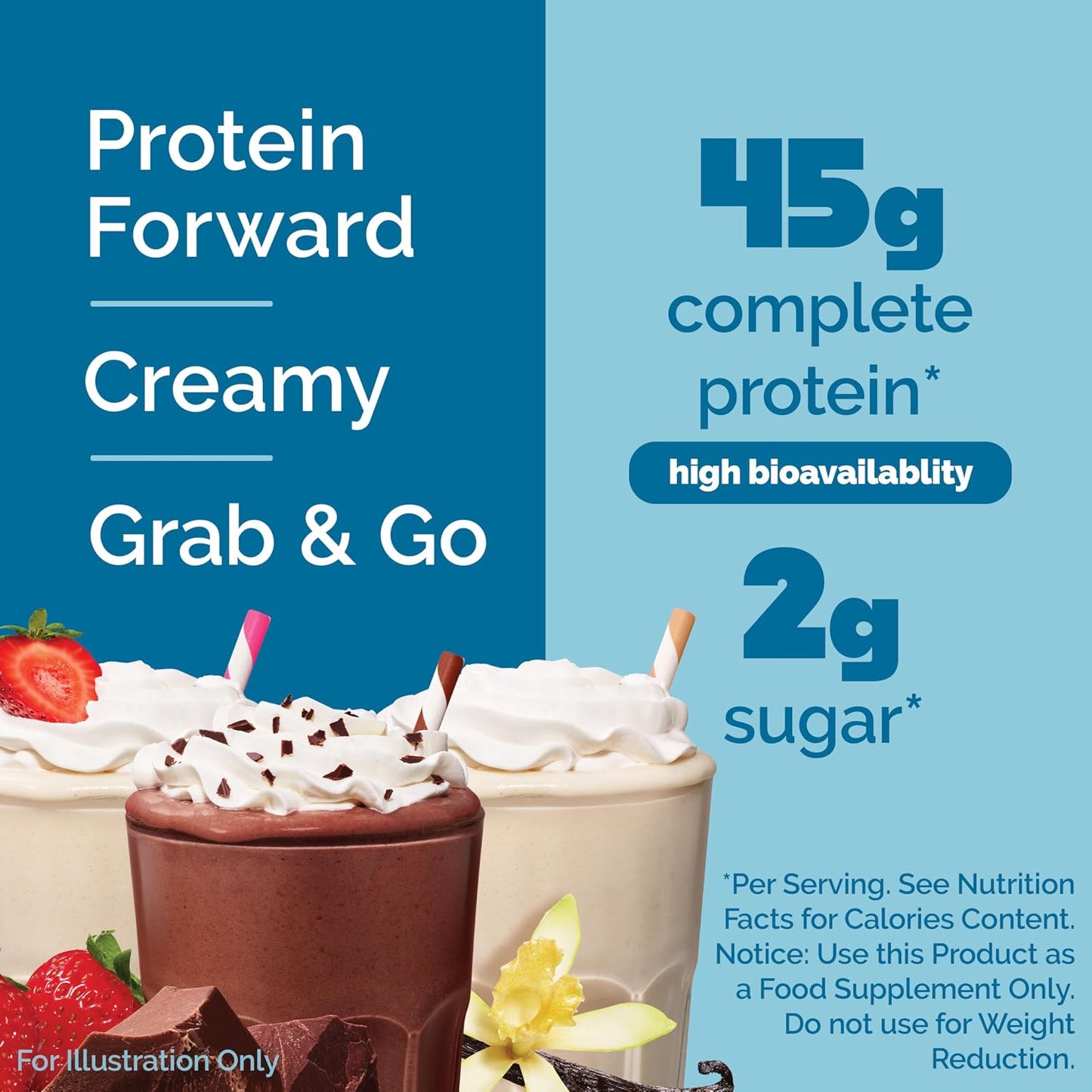 Quest Nutrition Chocolate Protein Shake, 45g Protein, 2g Sugar, 4g Net Carbs, Ready to Drink, Gluten Free, 12 Count | 45g Complete Protein, Ready to Drink, 4g Net Carbs, Gluten Free, Ultrafiltered Nonfat Milk, High Protein, 14 Fl Oz Bottles