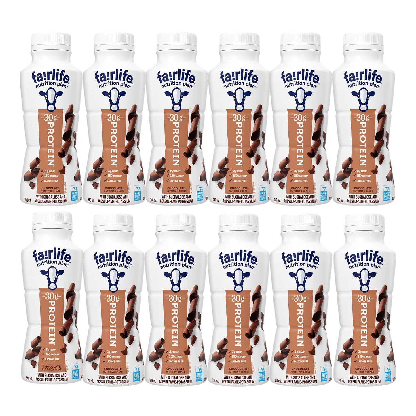 Fairlife Nutrition Plan High Protein Chocolate Shake, World Group Packing Solutions, 11.5 Fl Oz (Pack of 12)