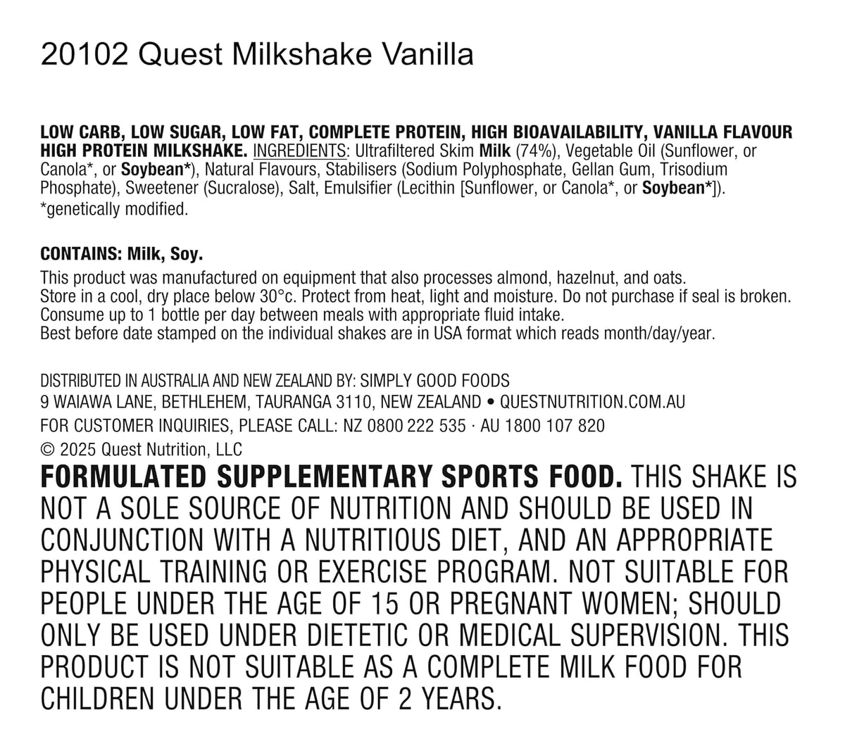 Quest Nutrition Chocolate Protein Shake, 45g Protein, 2g Sugar, 4g Net Carbs, Ready to Drink, Gluten Free, 12 Count | 45g Complete Protein, Ready to Drink, 4g Net Carbs, Gluten Free, Ultrafiltered Nonfat Milk, High Protein, 14 Fl Oz Bottles